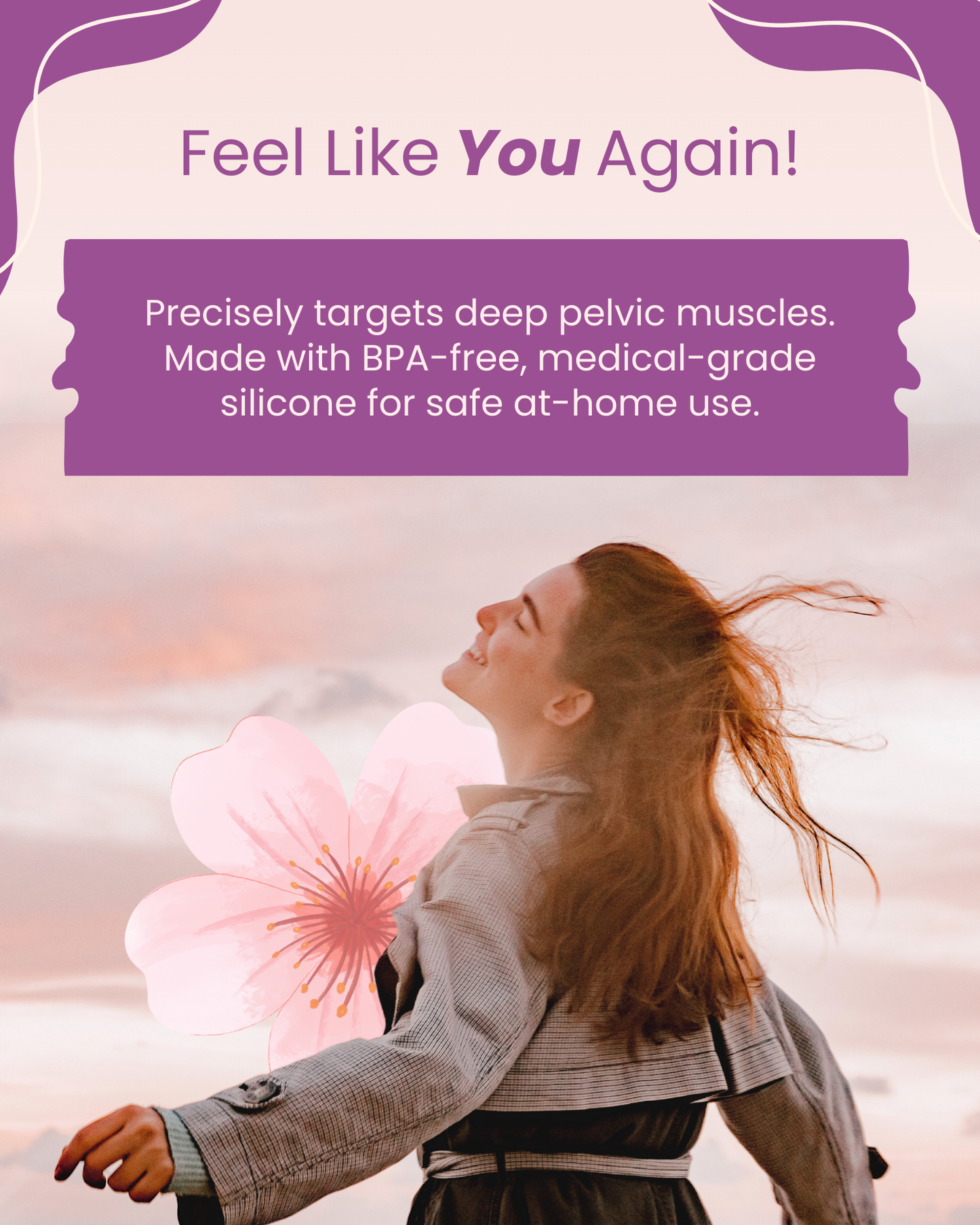 Pelvic Wand for Vaginismus & Pelvic Pain Relief – Blue