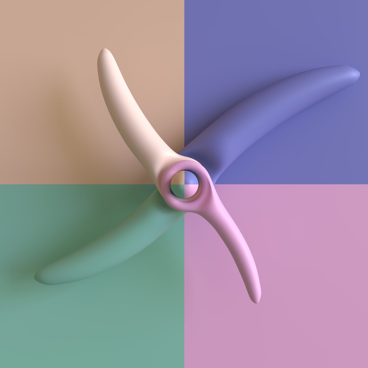 4 Pack Silicone Pelvic Wand Dilator Trainer Set