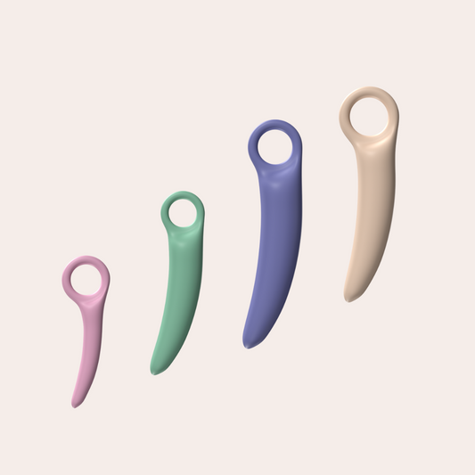 4 Pack Silicone Pelvic Wand Dilator Trainer Set