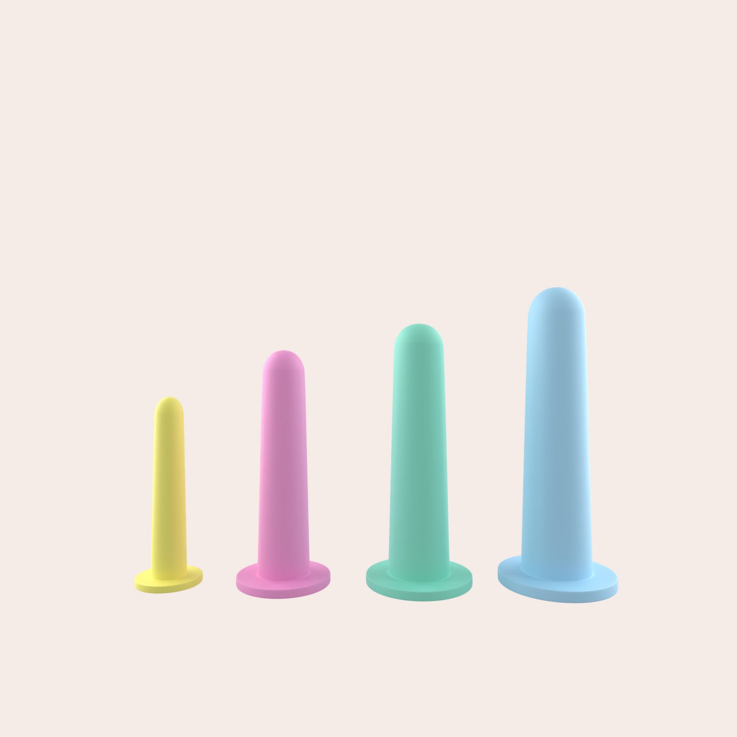 Set of 4 Vaginal Dilators - Mini