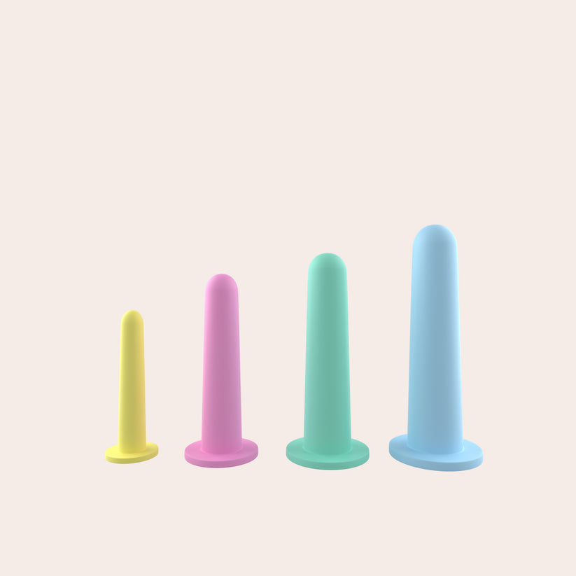 Blooms and Me Set of 4 Vaginal Dilators (Mini) | Ideal for Beginners