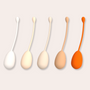 Kegel Weights for Women – Pelvic Floor Trainer for Bladder Control & Tightening (Orange)