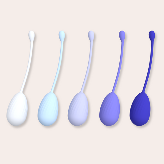 Kegel Weights for Women – Pelvic Floor Trainer for Bladder Control & Tightening (Blue)
