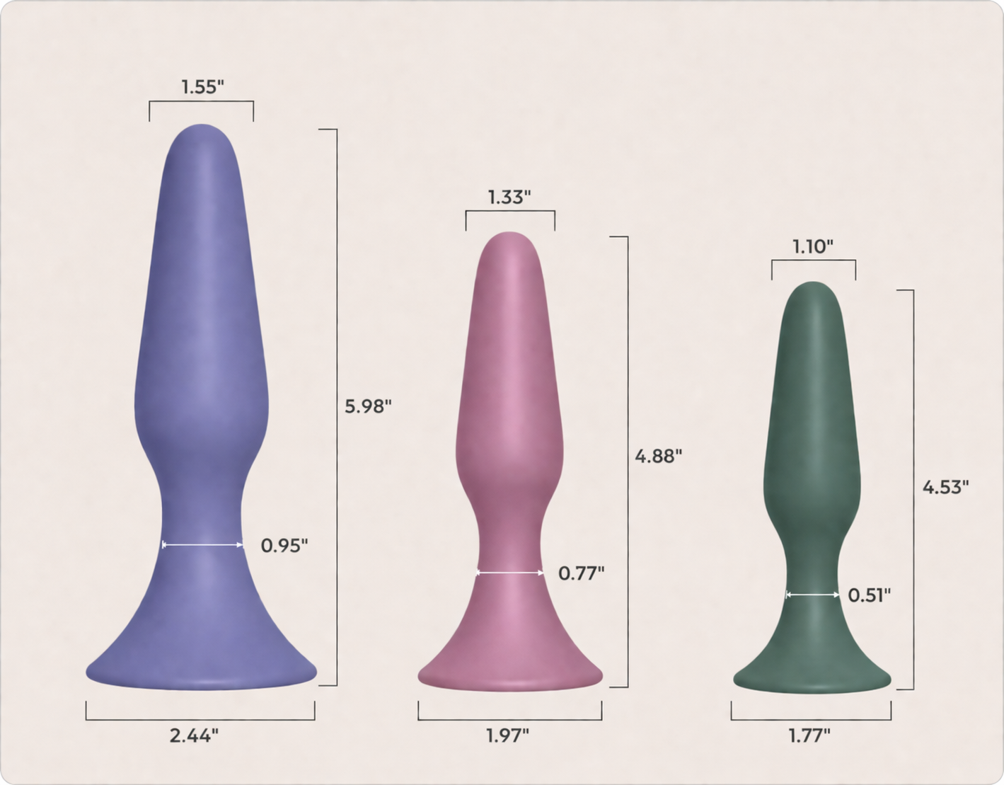 Body-Safe Silicone Anal Dilator Set Progressive Sizes for Gentle Str Blooms and Me Body-Safe Silicone Anal Dilator Set Progressive Sizes for Gentle Str Blooms and Me