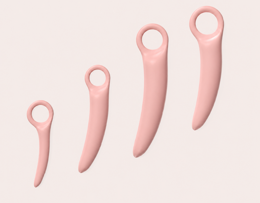 4 Pack Silicone Pelvic Wand Dilator Trainer Set